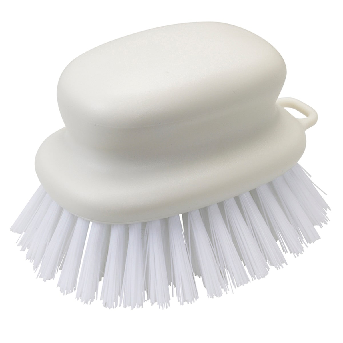marna マーナ きれいに暮らす。 お風呂のブラシ W601 （ バスブラシ 風呂清掃 バス清掃 掃除 清掃 床 壁 バス用品 掃除用具 タイル お風呂 ブラシ たわし ホワイト 白 ） 【ホワイト】