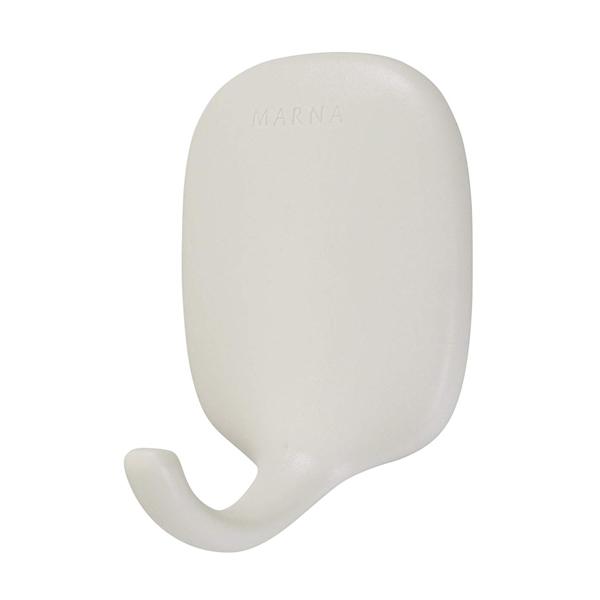 marna マーナ きれいに暮らす。 お風呂のマグネットフック W609 （ フック 磁石 マグネット 風呂 浴室 収納 壁面 小物収納 壁掛けフック 壁 傷つけない バスルーム お風呂 壁面収納 キッチン 冷蔵庫 洗濯機 ） 【ホワイト】