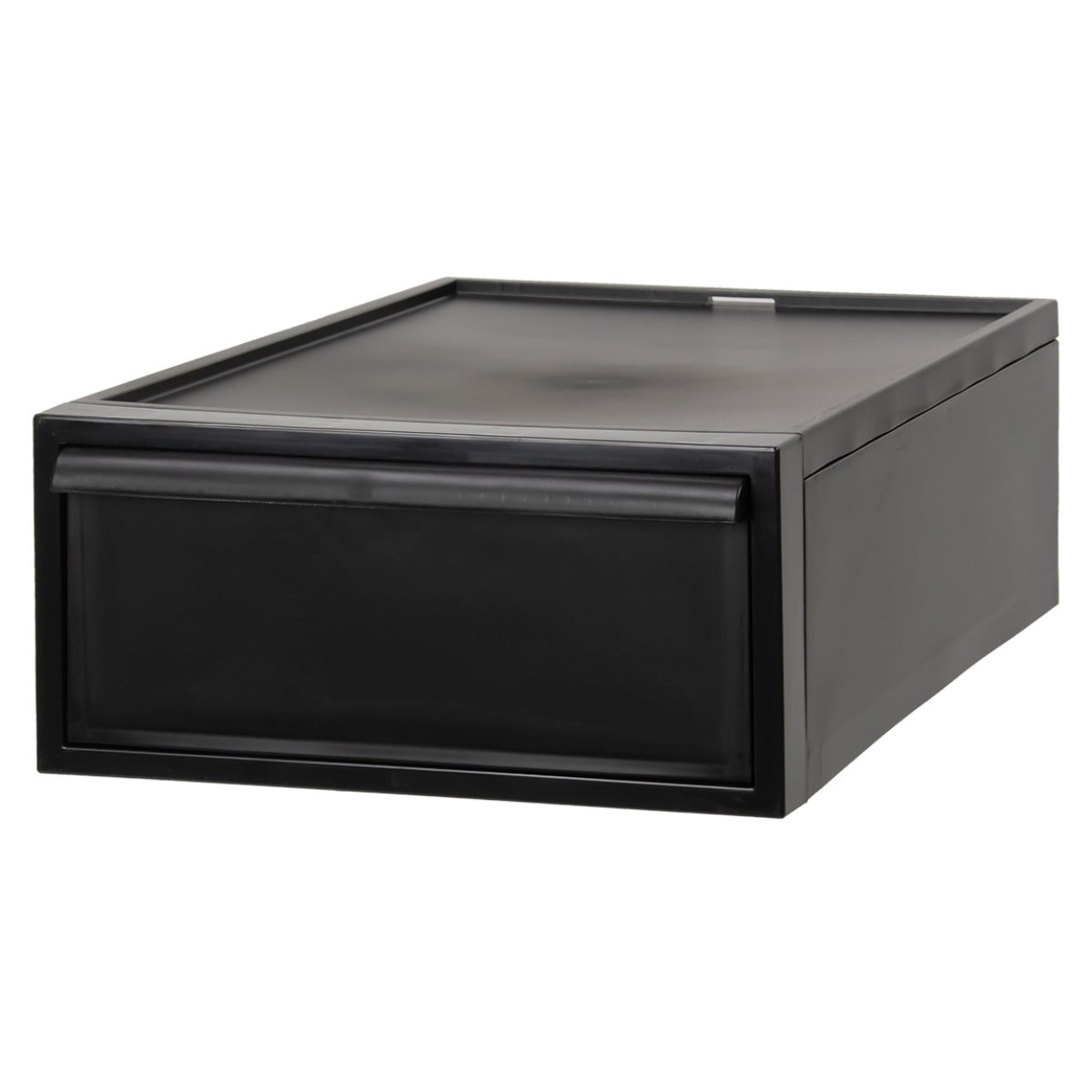 【当店限定カラー】収納ケース 引き出し S 幅32×奥行52×高さ16.1cm クローゼットシステム （ 収納 クローゼット 衣類収納 衣装ケース 積み重ね プラスチック 日本製 ） 【オールブラック】