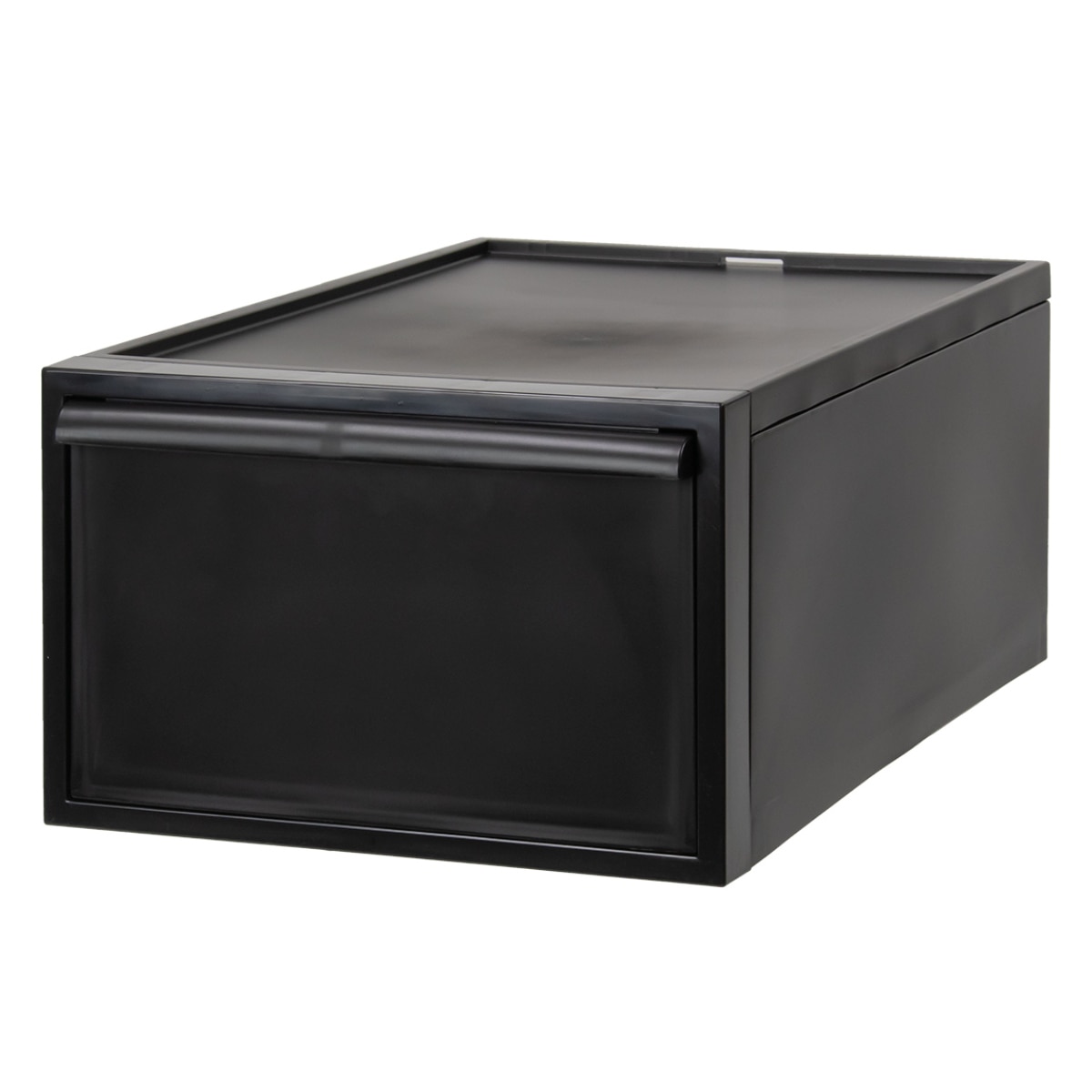 【当店限定カラー】収納ケース 引き出し M 幅32×奥行52×高さ21.5cm クローゼットシステム （ 収納 クローゼット 衣類収納 衣装ケース 積み重ね プラスチック 日本製 ） 【オールブラック】