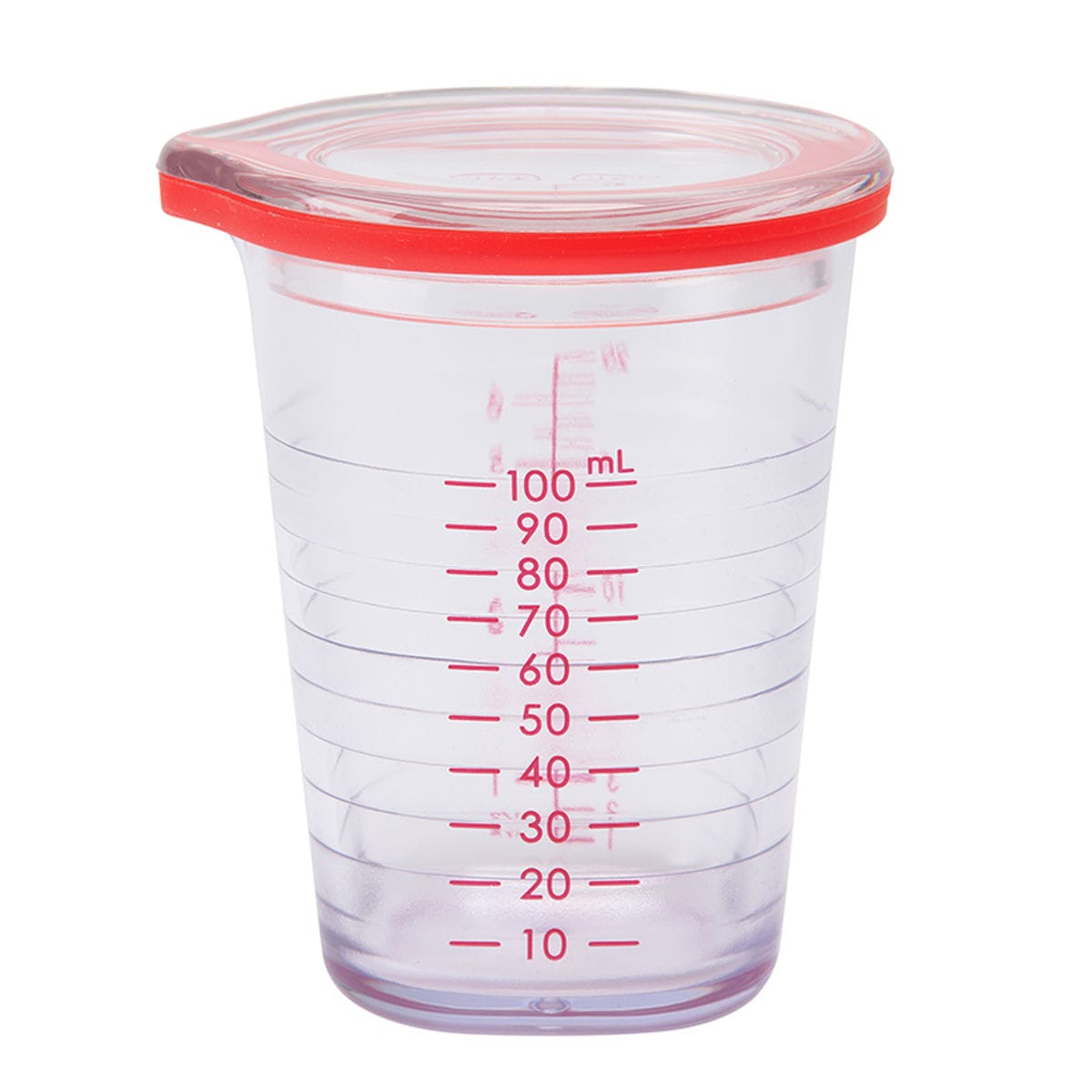 MARNA 計量カップ 100ml 3～4人用 ドレッシング計量カップ （ マーナ ドレッシングカップ 目盛り付き メジャーカップ 食洗機対応 計量コップ カップスケール ドレッシング作り 計量器具 キッチンツール 下ごしらえ ）