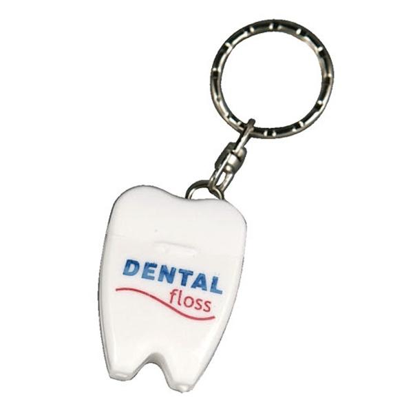 デンタルフロス ダルトン DULTON キーホルダー 15m （ フロス 携帯 オーラルケア 歯間ブラシ 歯磨き 虫歯予防 デンタルケア 口 お口 食後 持ち運び ホルダー ）
