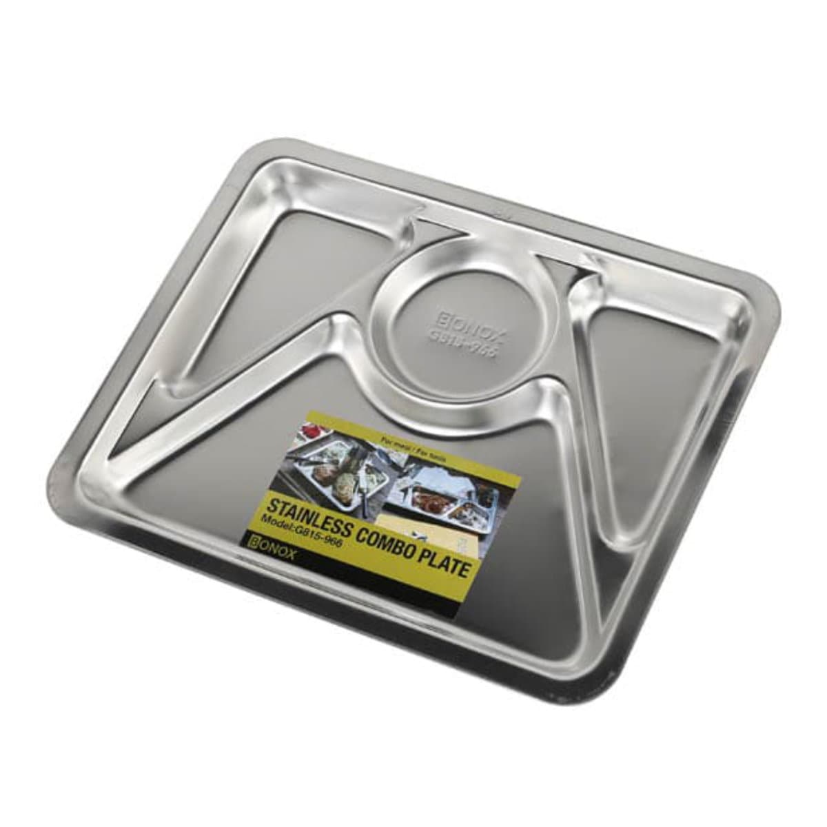 ダルトン プレート B 27cm ステンレス （ DULTON 食洗器対応 ステンレスプレート ステンレストレー ステンレス製プレート 仕切り皿 ワンプレート キャンプ食器 アウトドア キャンプ ランチ 仕切り ランチプレート おしゃれ ）