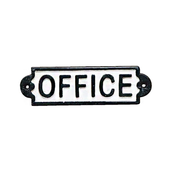 サインプレート DULTON ダルトン アイアンサイン オフィス （ ドアサイン ドアプレート アメリカン アンティーク アンティーク風 インテリア 雑貨 インテリア雑貨 鉄 アイアン 壁 壁面 ドア 取り付け 会社 事務所 什器 ）