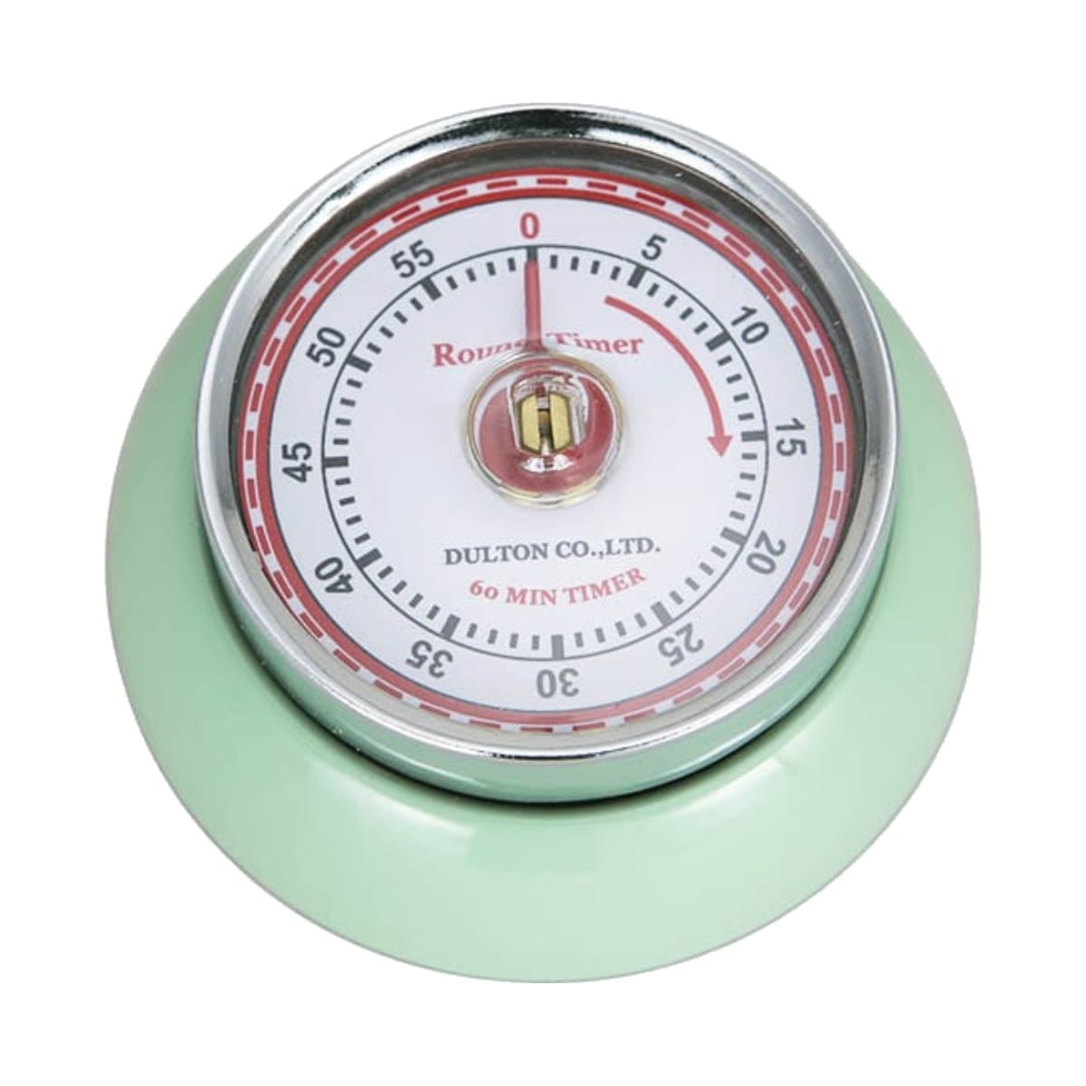 ダルトン DULTON キッチンタイマー マグネット付き ゼンマイ式 （ クッキングタイマー ダイヤルタイマー キッチンツール タイマー 手動 回転式 磁石 キッチン用品 キッチン雑貨 キッチン小物 台所用品 調理用品 調理雑貨 ） 【ミントグリーン】