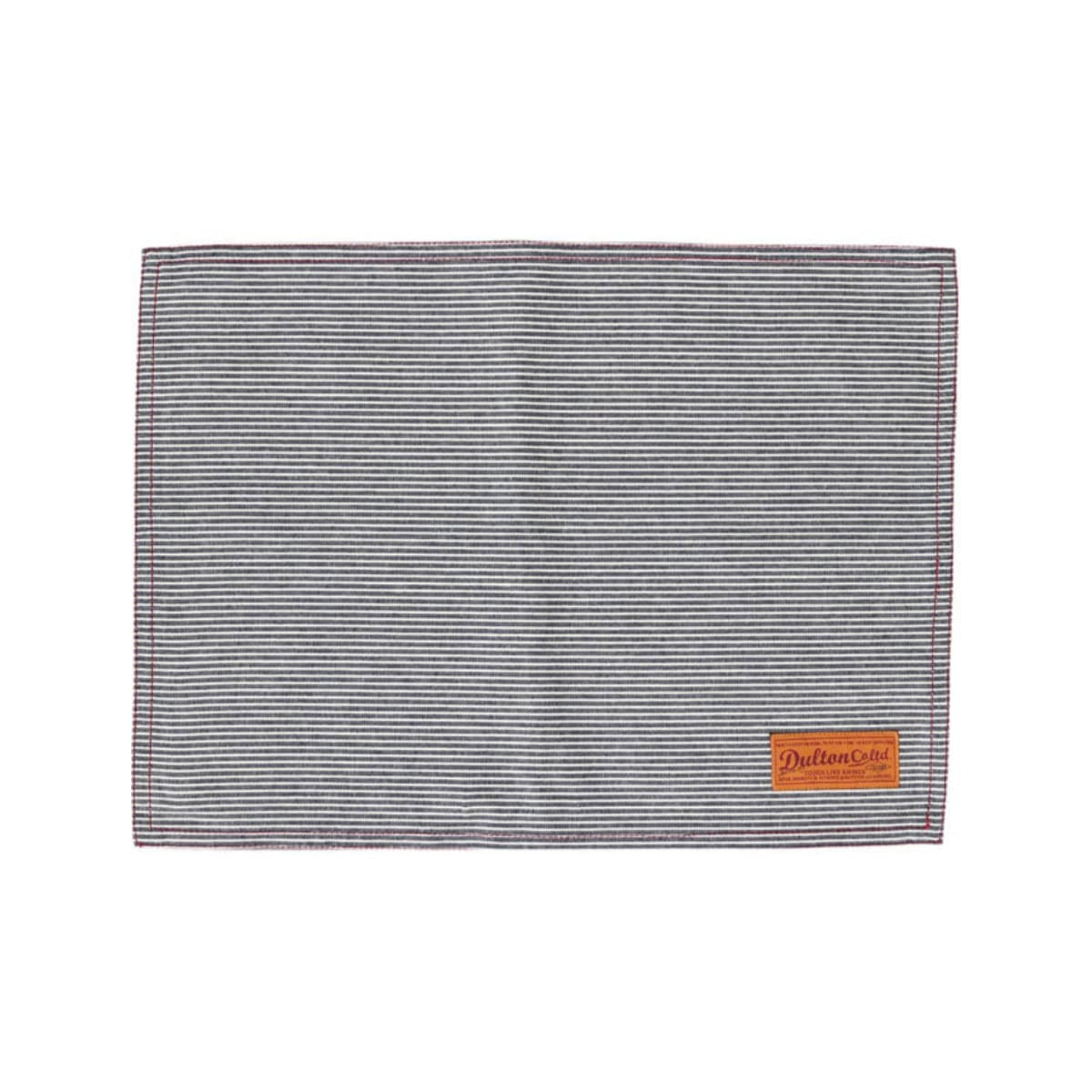 ランチョンマット 45×33cm プレイスマット ダルトン DULTON （ プレースマット コットン 生成り おしゃれ ランチョン マット 布 ナチュラル テーブルコーデ ） 【ヒッコリーストライプ】