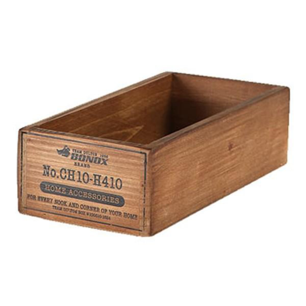 小物収納 ダルトン DULTON WOODEN BOX NATURAL ウッデン ボックス 木製 幅12×奥行25×高さ7.4cm （ 小物入れ 収納ケース 収納ボックス ケース 仕切り無し 小物 道具入れ 整理整頓 整理 アンティーク風 スタッキング ）