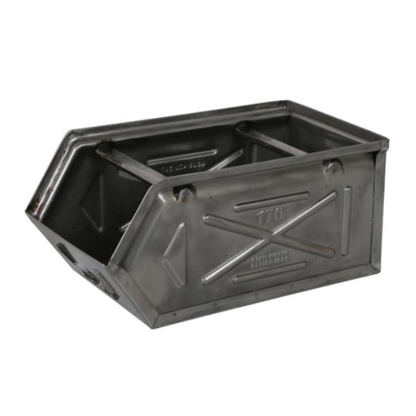 ダルトン DULTON パーツストッカー 小物ケース 工具箱 インテリア スチール （ 収納ボックス 前開き 収納ケース 小物収納 収納 スタッキング 積み重ね 小物 工具 ケース ボックス ブリキ風 ストッカー 工具入れ おしゃれ ）【 Raw 】