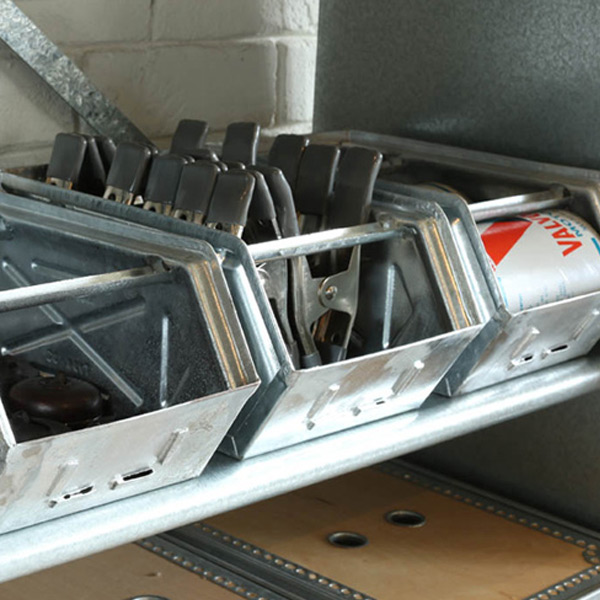 ダルトン DULTON パーツストッカー ガルバカラー 小物ケース 工具箱 インテリア スチール （ 収納ボックス 前開き 収納ケース 小物収納 収納 スタッキング 積み重ね 小物 工具 ケース ボックス ブリキ風 ストッカー おしゃれ ）