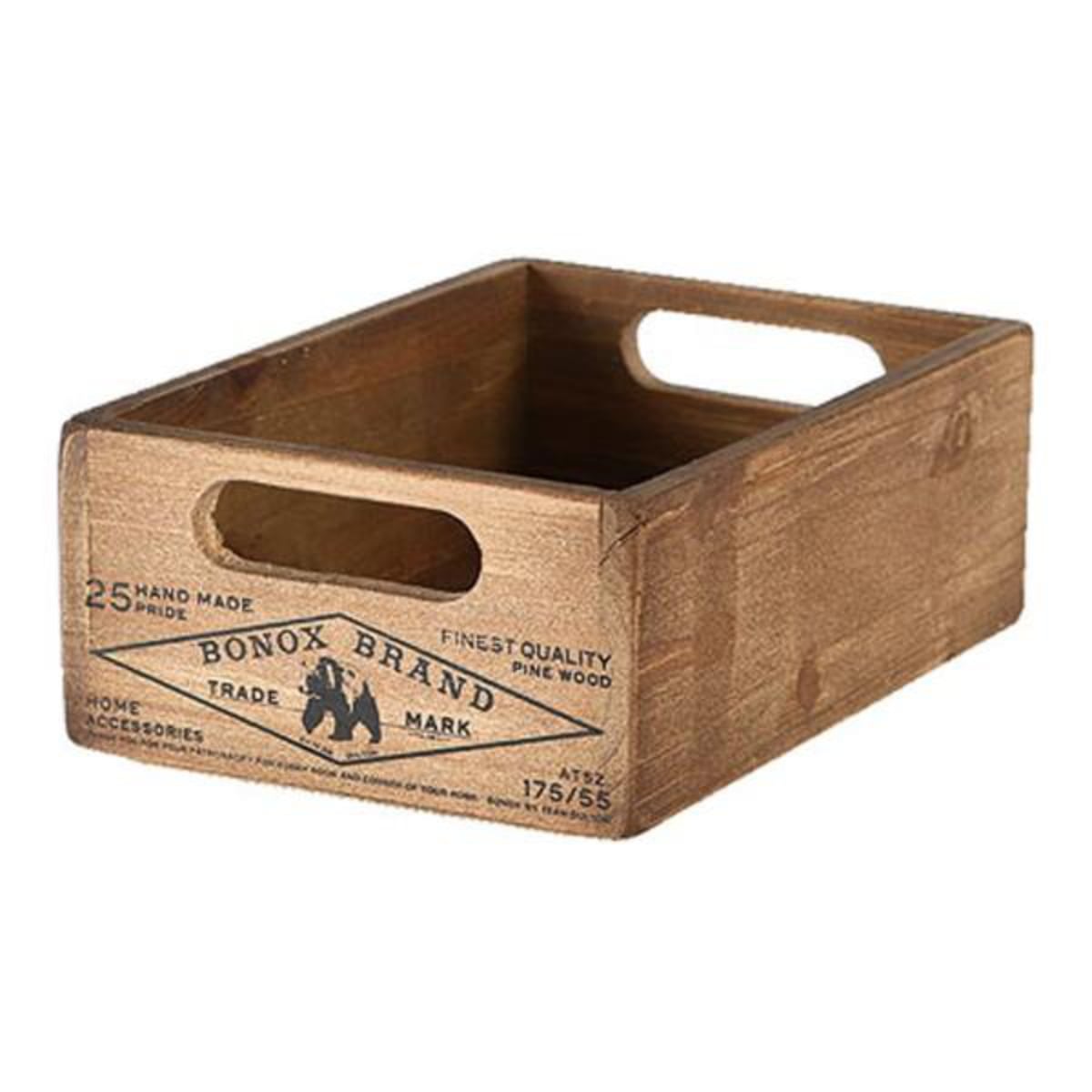 小物収納 ダルトン DULTON WOODEN STOCKER BOX NATURAL ウッデン ボックス 木製 幅17×奥行25×高さ8.5cm （ 小物入れ 収納ケース 収納ボックス ケース 木製ボックス 仕切り無し 小物 道具入れ 整理整頓 整理 スタッキング ）