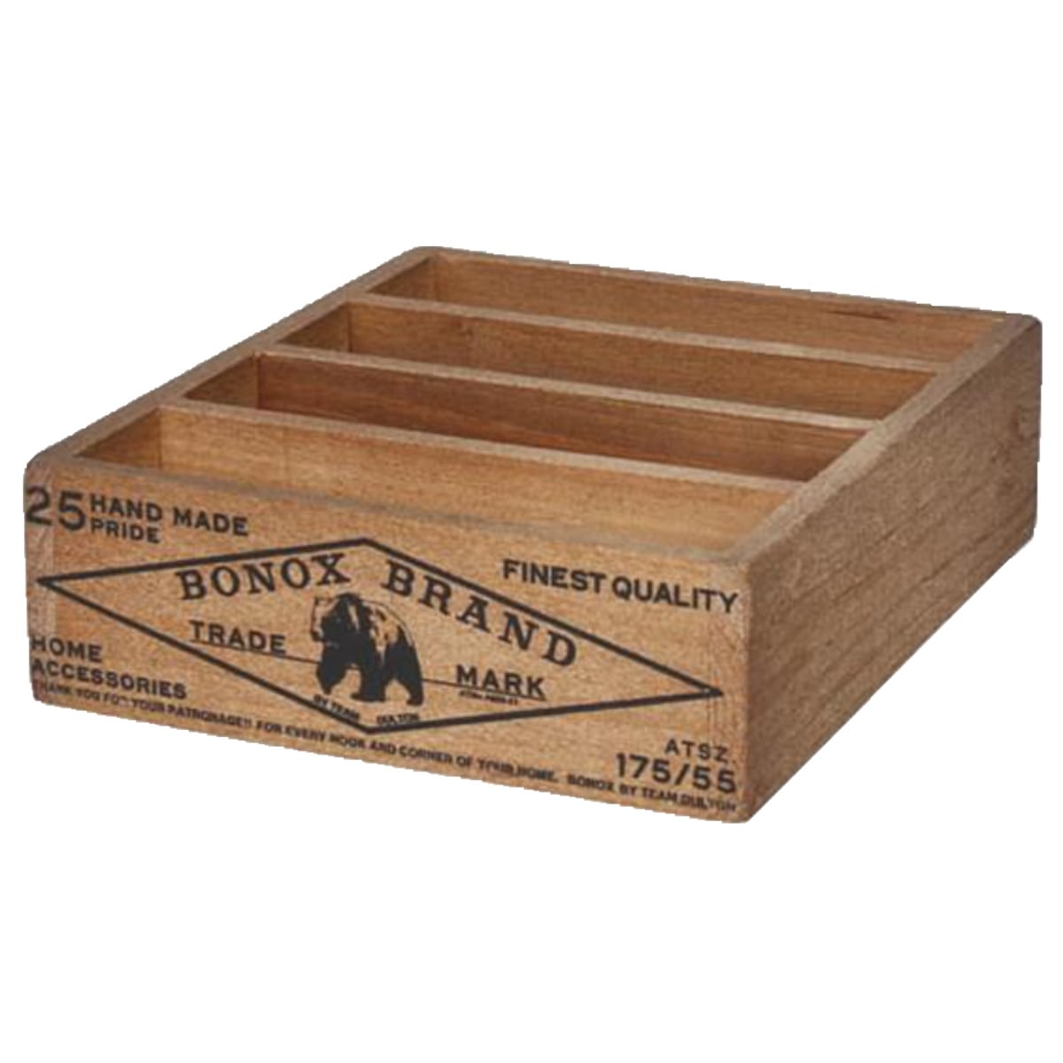小物収納 ダルトン DULTON WOODEN BOX FOR POSTCARDS ウッデン ボックス 木製 幅17×奥行20×高さ5.3cm （ 小物入れ 収納ケース 収納ボックス ケース 木製ボックス 仕切あり 小物 道具入れ 整理整頓 整理 スタッキング ）