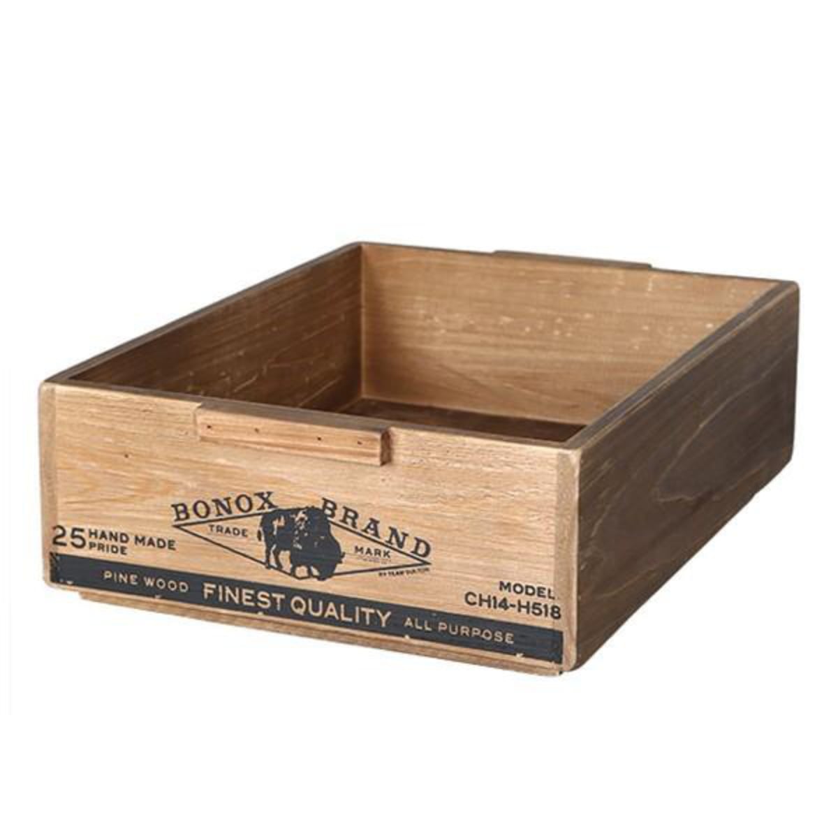 小物収納 ダルトン DULTON WOODEN STACKING BOX A ウッデン ボックス 木製 幅26×奥行36×高さ11cm （ 小物入れ 収納ケース 収納ボックス ケース 木製ボックス 仕切り無し 小物 道具入れ 整理整頓 整理 ヴィンテージ感 スタッキング ）
