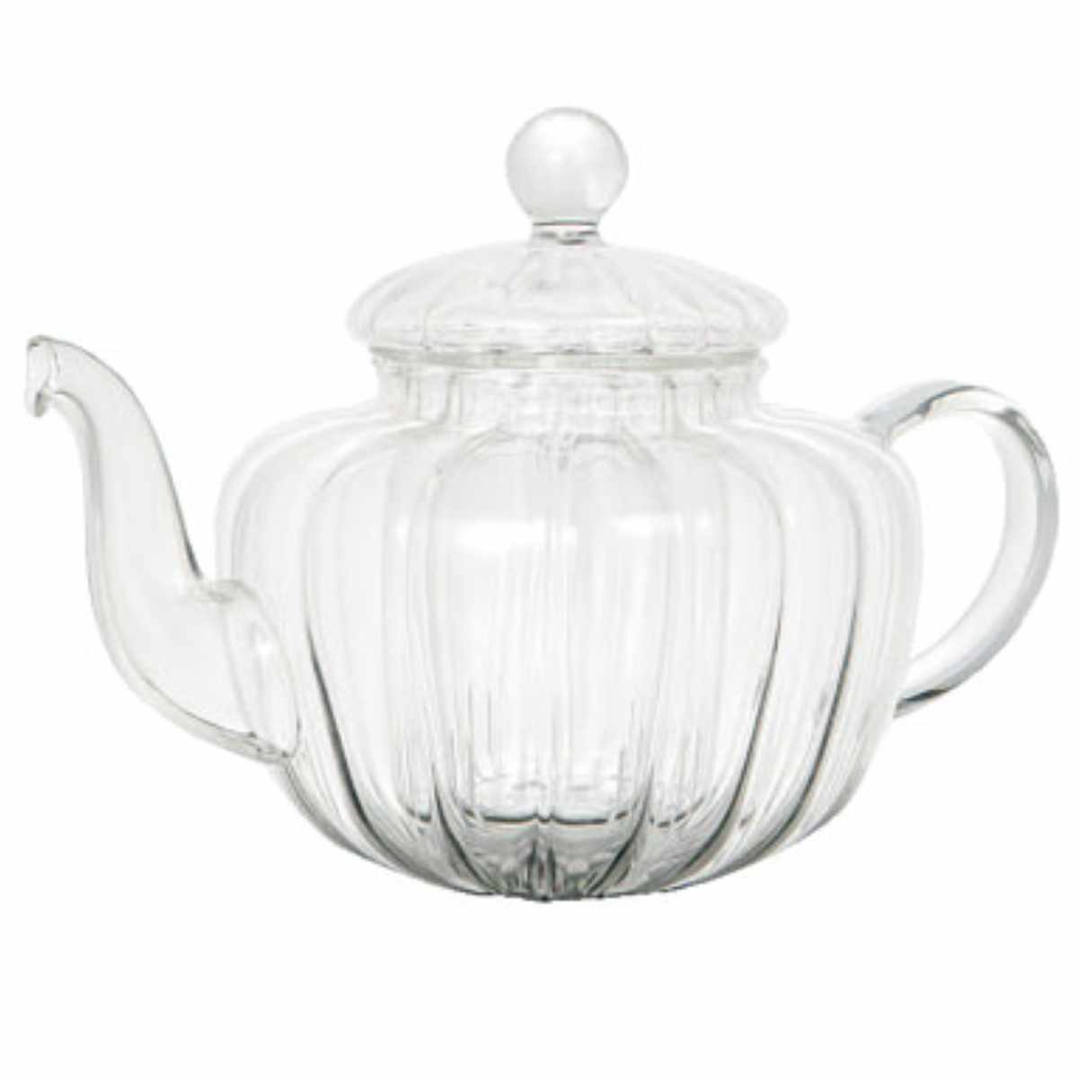 ティーポット 600ml 耐熱ガラス パンプキン おしゃれ ダルトン DULTON （ 紅茶ポット 急須 ストレーナー付き 茶こし付き ガラスティーポット リーフティー 耐熱 ）