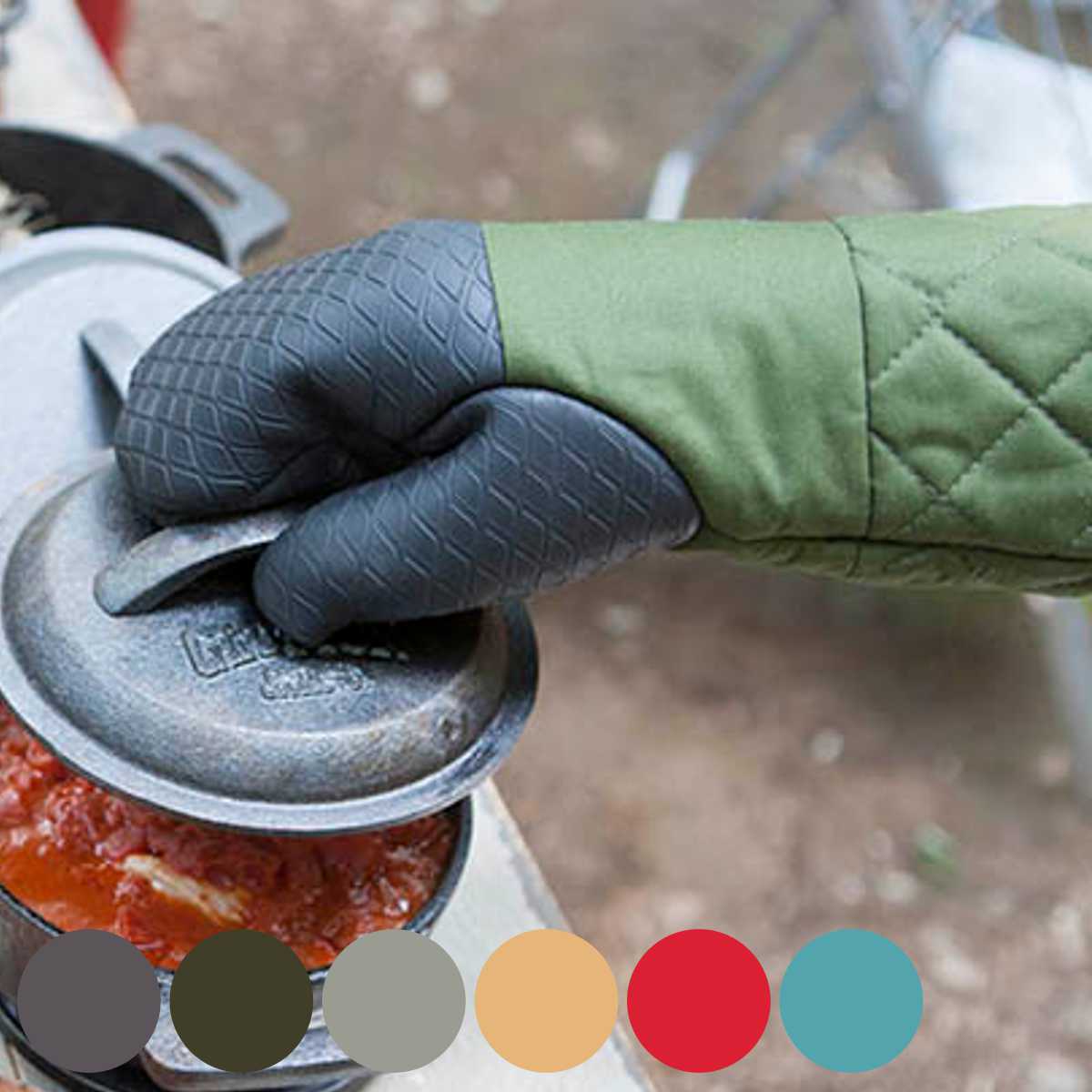 ダルトン DULTON ミトン 鍋つかみ グラットン GLUTTON オーブングローブ （ 鍋掴み キッチングローブ オーブンミット キッチンミトン オーブンミトン グリルミトン 耐熱ミトン 厚手 片手ミトン 左右兼用型 コットン ）【 ブルー 】