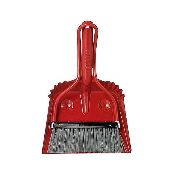 ほうき ちりとり セット ダルトン ベビースマイリー Sサイズ （ DULTON ホウキ チリトリ かわいい ミニ コンパクト 箒 ミニほうき 卓上 サッシ 清掃 用品 用具 ホーキ チリトリ 屋内 屋外 雑貨 ガーデニング アメリカン スチール製 ） 【レッド】