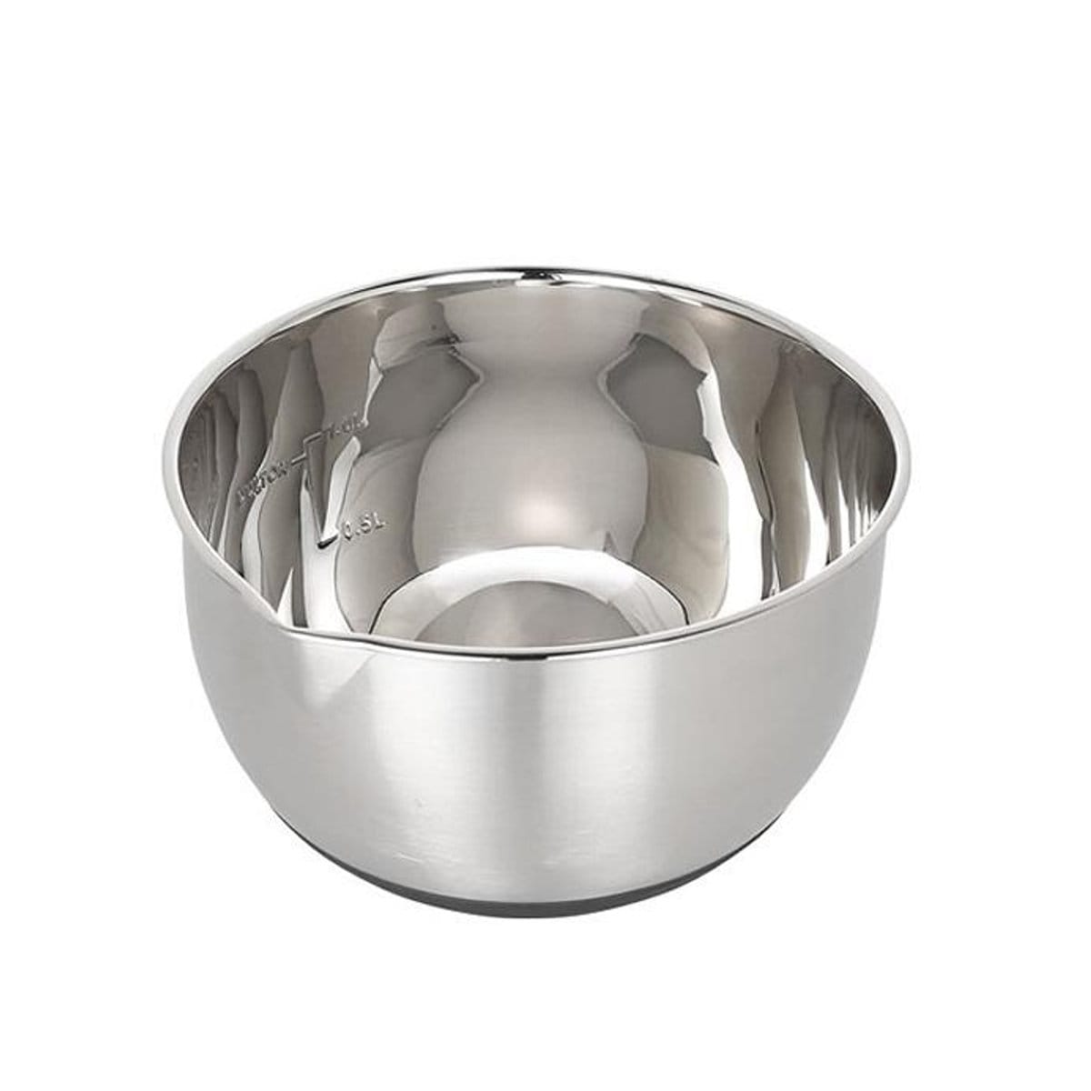 ダルトン ボウル S 1L 滑り止め付き 注ぎ口付き ステンレススチール （ 調理用ボウル ステンレスボウル キッチンボウル ステンレスボール ミキシングボール ミキシングボウル 製菓道具 お菓子作り ）