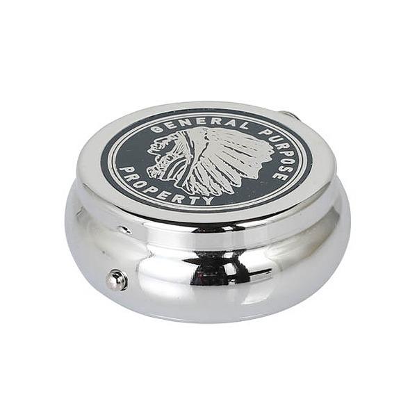 ダルトン 灰皿 卓上 インディアン （ はいざら アッシュトレイ 携帯灰皿 タバコ たばこ 煙草 吸い殻入れ 吸いがら ふた付き 携帯 ポータブル おしゃれ ふた 蓋 付き 喫煙具 喫煙グッズ 丸型 リング付き ）