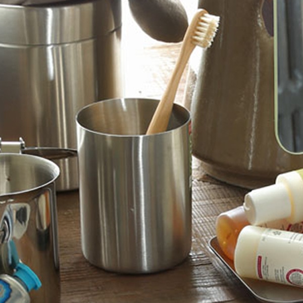 タンブラー コップ ステンレススチールタンブラー ダルトン DULTON （ 歯磨きコップ ステンレスタンブラー ブラシスタンド うがいコップ ステンレス 歯磨き 歯ブラシ 歯ブラシ立て ペン立て スタンド 洗面所 オフィス ）