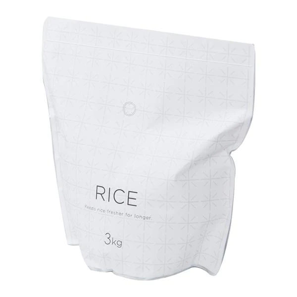 marna マーナ 極 お米保存袋 K737 （ お米の冷蔵保存用 保存袋 お米用保存袋 おこめ用保存袋 お米 おこめ 保存 鮮度保持 シンク保存 冷蔵庫 小分け 密閉 真空 酸化防止 ）