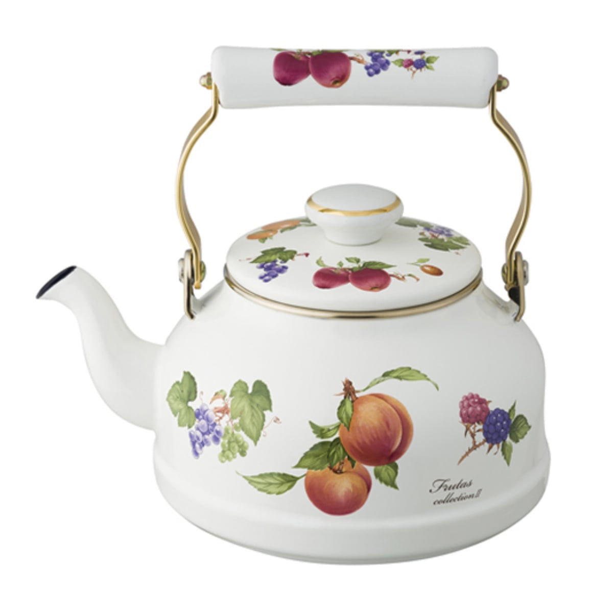 ケトル 2.3L IH対応 ホーロー製 フルータスコレクション２ 日本製 HoneyWare 富士ホーロー （ ガス火対応 やかん ヤカン ホーローケトル 琺瑯ケトル 琺瑯製ケトル 湯沸し IHケトル 調理器具 おしゃれ ハニーウェア ）