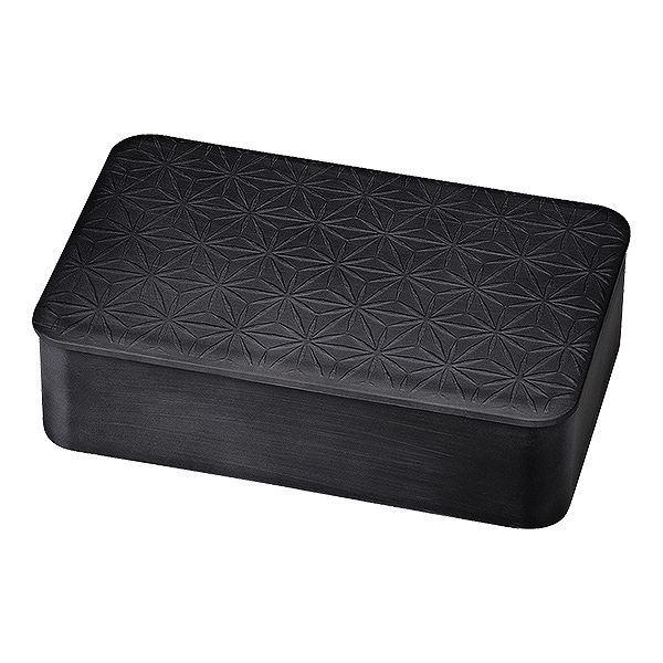 お弁当箱 １段 HAKOYA 黒炭 800ml ランチボックス （ 弁当箱 大容量 メンズ レンジ対応 食洗機対応 和風 日本製 長方形 ランチベルト付 中子付 パッキン付 一段 シンプル かっこいい 和 ）