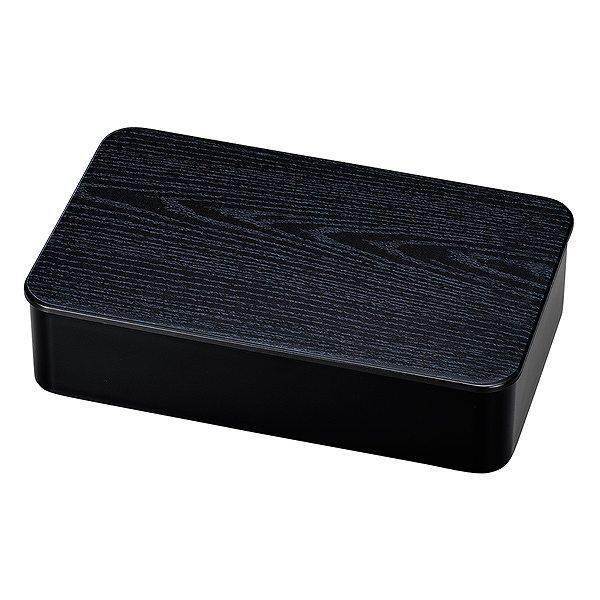 お弁当箱 1段 黒檀 1000ml ランチボックス メンズ （ 弁当箱 レンジ対応 食洗機対応 木目調 和風 大容量 木目 日本製 電子レンジ対応 中子付き シンプル おしゃれ かっこいい 運動会 一段 ） 【 黒檀 】