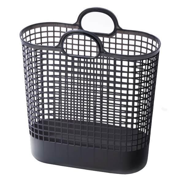ランドリーバスケット タウンバスケットビッグ LBB-17C バイオプラスチック配合 （ 洗濯かご バスケット ランドリーバッグ ライクイット like-it 洗濯用品 洗濯 脱衣かご ランドリー 収納ボックス 収納用品 洗濯物 おもちゃ かご ） 【グレー】