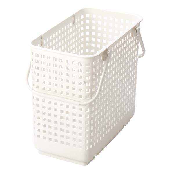 ランドリーバスケット スタッキングランドリーバスケットL LBB-12C （ 洗濯かご バスケット ランドリーボックス ライクイット スタッキング 大容量 like-it 洗濯用品 洗濯 ランドリー用品 収納 組み合わせ ホワイト グレー ） 【ホワイト】