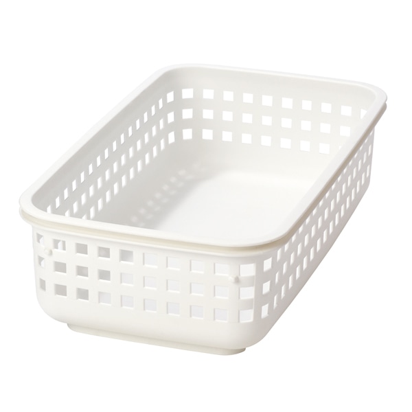 ランドリーバスケット スタッキングランドリーバスケットSS LBB-14C （ 洗濯かご バスケット ランドリーボックス ライクイット スタッキング like-it 洗濯用品 洗濯 ランドリー用品 収納 組み合わせ ホワイト グレー ） 【ホワイト】