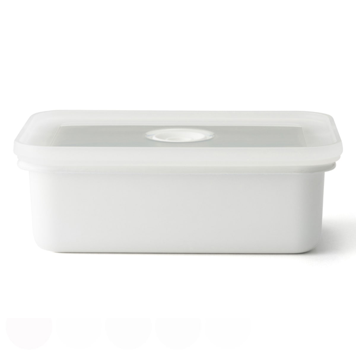 バターケース ホーロー製 450g HoneyWare 富士ホーロー （ バター容器 バター保存 バター用ケース 保存容器 ホーロー容器 琺瑯容器 琺瑯製品 角型容器 スクエア フードコンテナ 食品保存 おしゃれ ハニーウェア ）