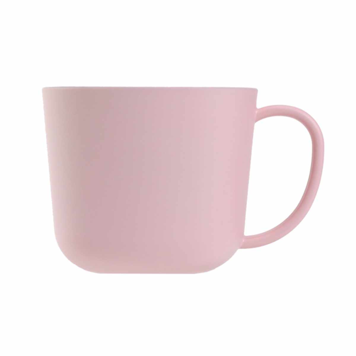 マグカップ 280ml プラスチック 砂紋 samon コップ マグ 日本製 ピンク （ 電子レンジ対応 食洗機対応 カップ 木目調 スープカップ 木製風 プラコップ 和食 割れにくい おしゃれ ） 【ピンク】