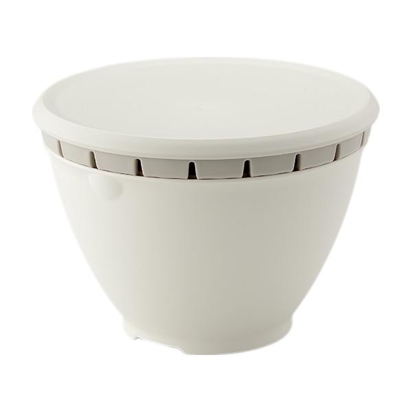 ザル・ボール 3点セット Lサイズ リベラリスタ ボールコランダーセットL フタ付き （ 食洗機対応 電子レンジ対応 ボウル ザル コランダー 耐熱ボウル ボール ざる 水切りザル 水切り 湯切り 下ごしらえ 蓋付き ふた付き ）【 ホワイト 】