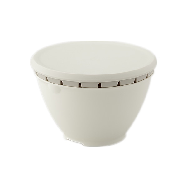 ザル・ボール 3点セット Sサイズ リベラリスタ ボールコランダーセットS フタ付き （ 食洗機対応 電子レンジ対応 ボウル ザル コランダー 耐熱ボウル ボール ざる 水切りザル 水切り 湯切り 下ごしらえ 蓋付き ふた付き ）【 ホワイト 】