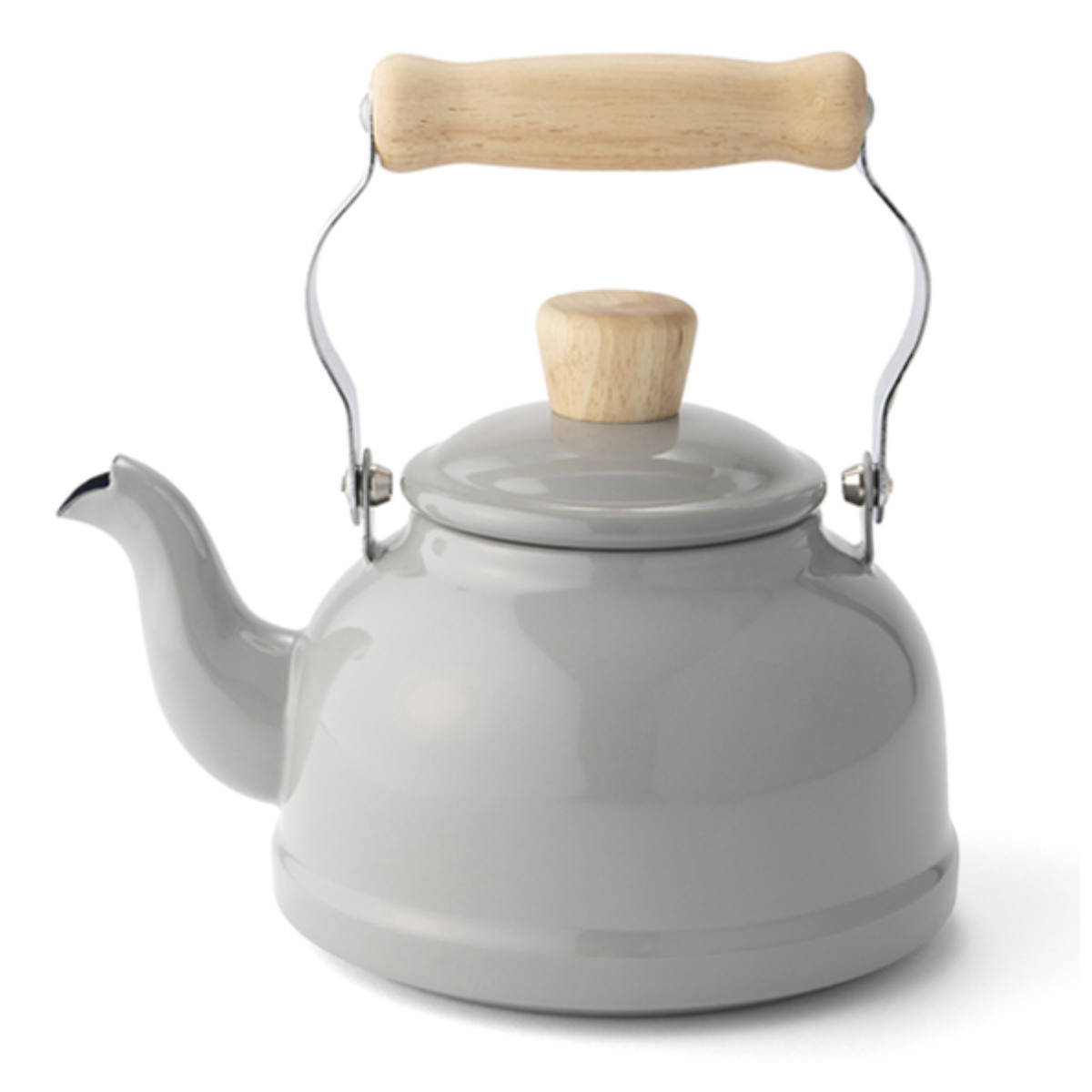 ケトル ホーロー IH対応 1.6L 富士ホーロー Honey Ware ハニーウェア Cotten コットン （ ガス火対応 やかん ヤカン ホーロー製ケトル ホーローケトル 琺瑯ケトル ホーローやかん 湯沸し IHケトル おしゃれ ） 【ライトグレー】