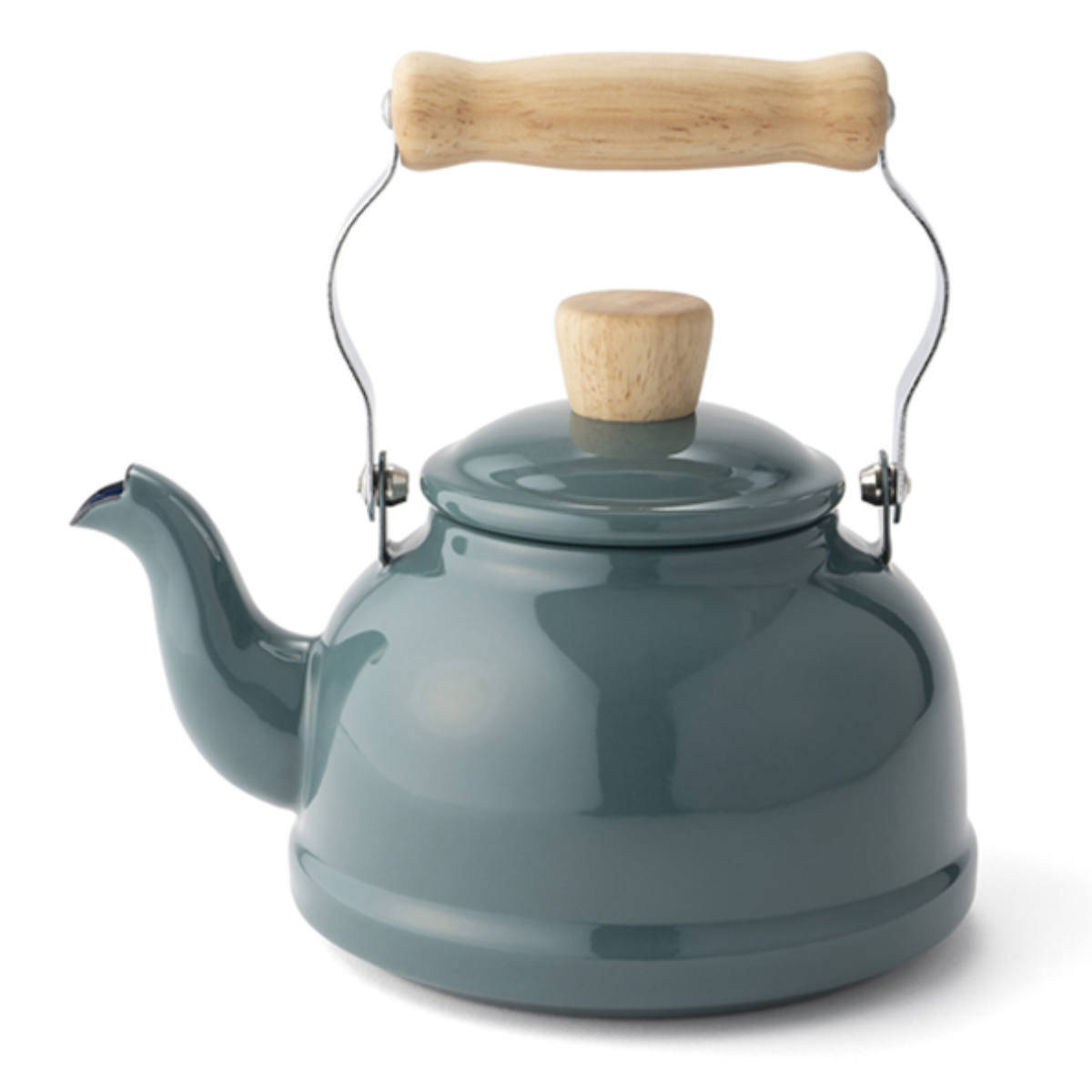 ケトル ホーロー IH対応 1.6L 富士ホーロー Honey Ware ハニーウェア Cotten コットン （ ガス火対応 やかん ヤカン ホーロー製ケトル ホーローケトル 琺瑯ケトル ホーローやかん 湯沸し IHケトル おしゃれ ） 【スモークブルー】