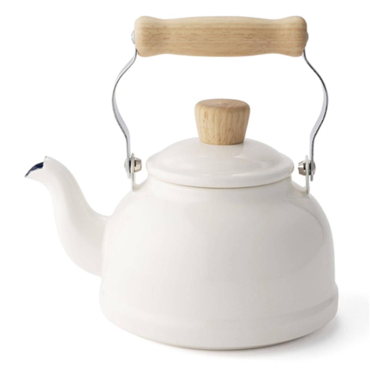 ケトル ホーロー IH対応 1.6L 富士ホーロー Honey Ware ハニーウェア Cotten コットン （ ガス火対応 やかん ヤカン ホーロー製ケトル ホーローケトル 琺瑯ケトル ホーローやかん 湯沸し IHケトル おしゃれ ） 【ホワイト】