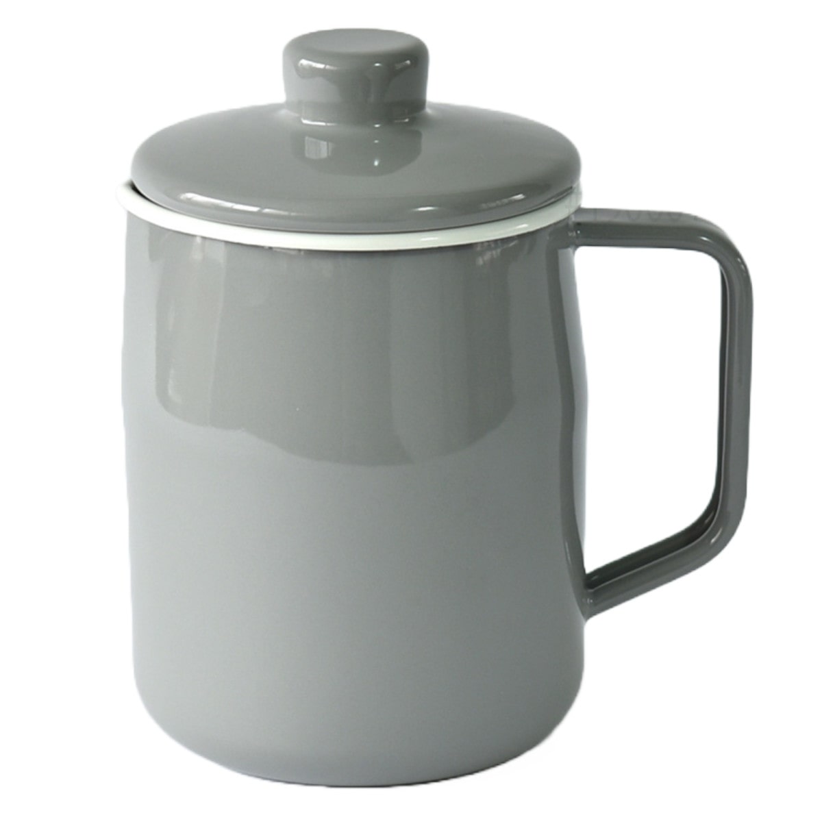 オイルポット 1L Filto 富士ホーロー Honey Ware ハニーウェア （ 油ポット 油こし器 油濾し器 オイルストッカー 濾し網付き 琺瑯 油 保存 容器 油こし ろ過 濾過 保存容器 おしゃれ ） 【ライトグレー】