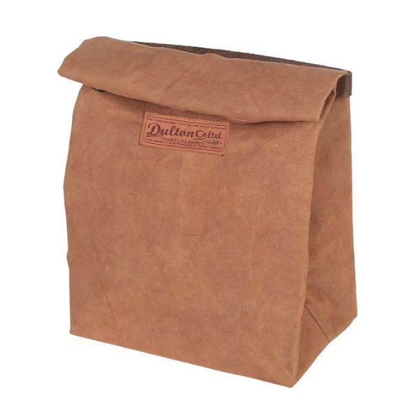保冷バッグ ダルトン DULTON ワックスキャンバス ランチバッグ （ お弁当バッグ 保冷 ランチバック キャンバス地 サブバッグ アルミ蒸着フィルム バッグ バック お洒落 おしゃれ ヴィンテージ かっこいい シンプル ペットボトル ） 【キャメル】