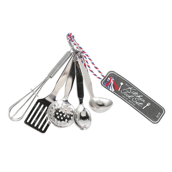 キッチンツール ミニ キッチンツールセット ダルトン DULTON （ ホイッパー ターナー スキマー クッキングスプーン レードル 泡立て器 フライ返し お玉 ミニチュア キーリング キーホルダー 下ごしらえ キッチンツール ）