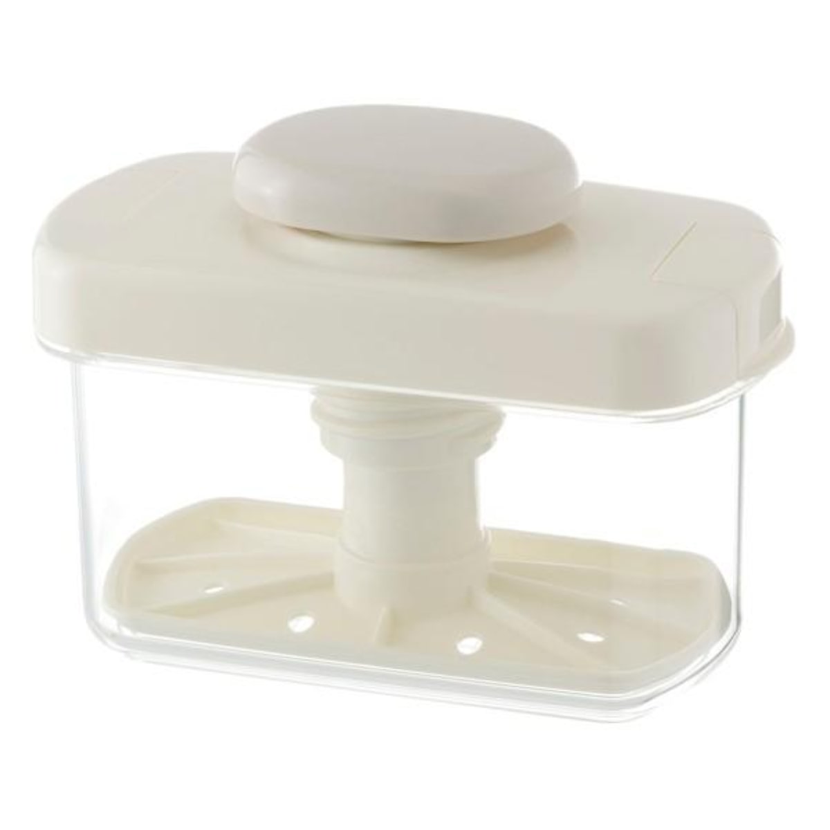 漬物容器 浅漬けメーカー 重石不要 リベラリスタ （ 漬け物容器 つけもの容器 野菜漬け 浅漬け 浅漬 容器 自家製漬物 生野菜 漬物つくり 漬物器 保存 容器 冷蔵庫 ドアポケット ） 【ホワイト】