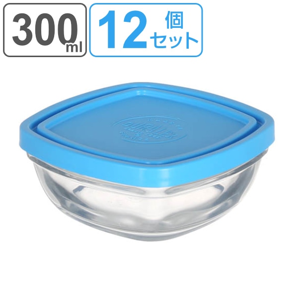 保存容器 ガラス製 12個セット 300ml カレボウル ダルトン DULTON （ ガラス ガラス保存容器 ガラス容器 ガラス製保存容器 食品保存容器 保存 容器 耐熱 電子レンジOK 食洗機対応 冷蔵庫OK 冷凍庫OK 透明 クリア おしゃれ ）