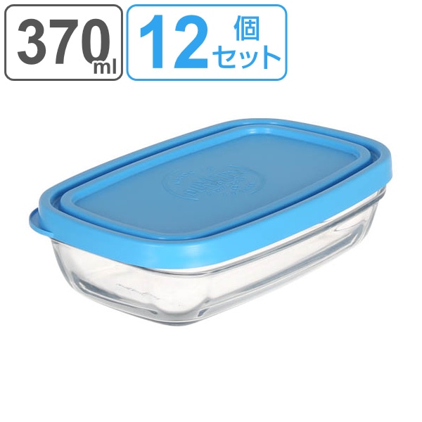 保存容器 ガラス製 12個セット 370ml カレボウル ダルトン DULTON （ ガラス ガラス保存容器 ガラス容器 ガラス製保存容器 食品保存容器 保存 容器 耐熱 電子レンジOK 食洗機対応 冷蔵庫OK 冷凍庫OK 透明 クリア おしゃれ ）