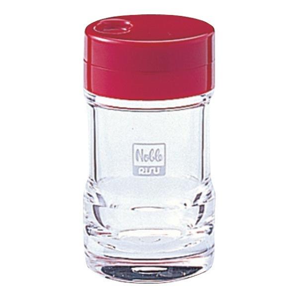 調味料入れ 90ml ノーブル 業務用 塩コショウ入れ （ 塩胡椒入れ 塩こしょう入れ ソルト ペッパー 調味料ボトル スパイスボトル 粉末調味料 卓上 調味料 入れ 容器 ボトル 保管 保存 卓上備品 飲食店 居酒屋 定食屋 カフェ 店舗 店 ）【 レッド 】