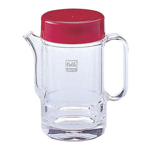 とんかつソース入れ 320ml ノーブル 業務用 ソース入れ （ ソース差し 調味料差し 調味料入れ ソースボトル 液体調味料 卓上 調味料 入れ 容器 ボトル 保管 保存 卓上備品 飲食店 居酒屋 定食屋 カフェ 店舗 店 ）【 レッド 】