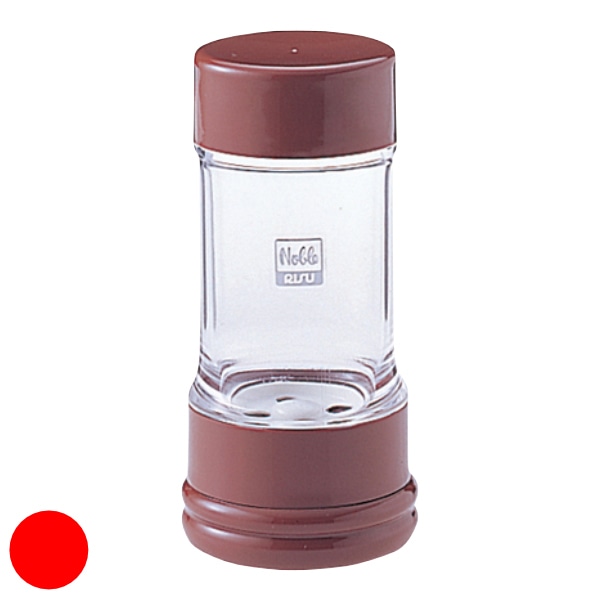 ごますり器 ノーブル 業務用 （ 胡麻すり器 ごまミル 胡麻ミル すり胡麻 すりごま すりゴマ 手動式 卓上 入れ 容器 ボトル 保管 保存 卓上備品 飲食店 居酒屋 定食屋 カフェ 店舗 店 ）【 レッド 】