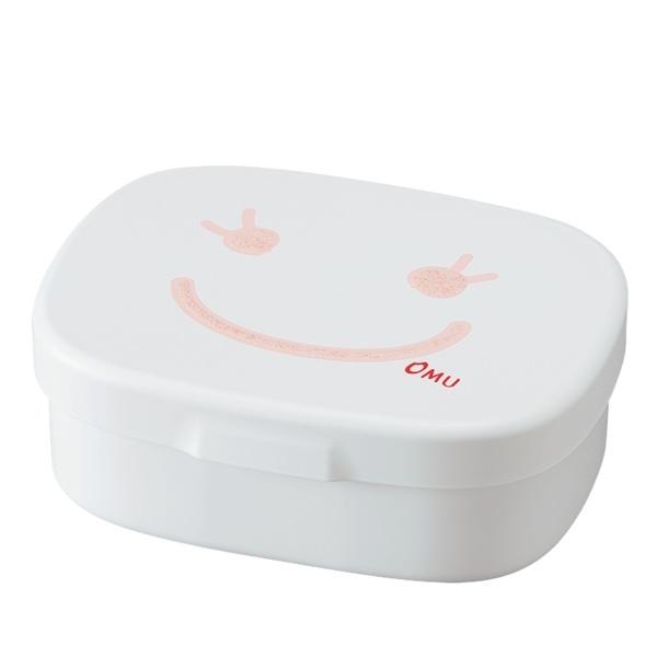 お弁当箱 1段 ワンタッチランチ OBENTO TIME 400ml ランチボックス （ 食洗機対応 レンジ対応 弁当箱 一段弁当箱 一段 仕切り付き 食洗機OK レンジOK 弁当 子供 女子 大人 1段お弁当箱 かわいい おしゃれ 日本製 ） 【 ホワイト 】