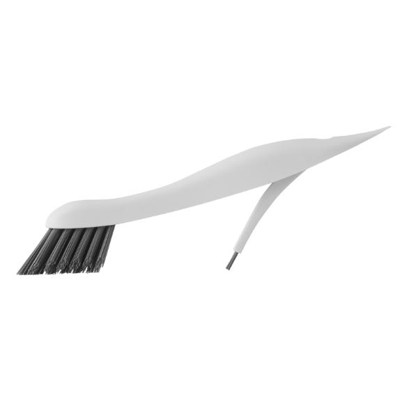 マーナ すみっこブラシ 掃除の達人 （ MARNA 掃除ブラシ 掃除 そうじ 隙間 ミゾ 水栓 コンロ お弁当 シールはがし 角 かど 蓋 キッチン 台所 シンク 洗面台 洗面所 水回り 汚れ よごれ 削る ） 【ホワイト】