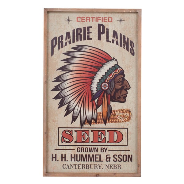 アートフレーム インディアン ダルトン DULTON インテリアフレーム （ フレームポスター アートポスター 壁飾り アンティーク風 壁掛け 置き インテリア 雑貨 おしゃれ レトロ アメリカン リビング ）