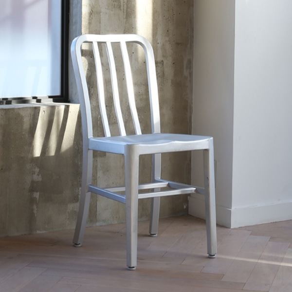 チェア ダルトン DULTON 座面高46.5cm アルミニウム ダイニングチェア 椅子 アルミ製 （ チェアー イス いす ダイニングチェアー リビング ダイニング 寝室 腰掛け ）