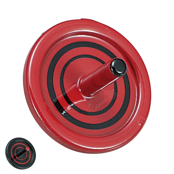 箸置き 4cm 駒 独楽 食器 和食器 箸置 プラスチック 日本製 （ カトラリーレスト 箸休め プラスチック製 こま 箸 置き レスト カトラリー 和風 コマ 正月 ） 【 黒 】